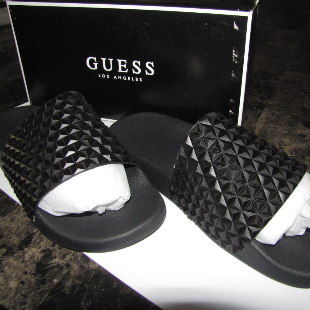 Black Guess Gmimani Sandals